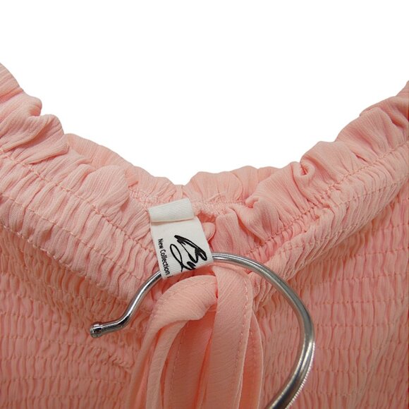 Balletcore Soft Pink Puff Sleeve Dress Coquette Fairycore Cottagecore Size L - Picture 8 of 12